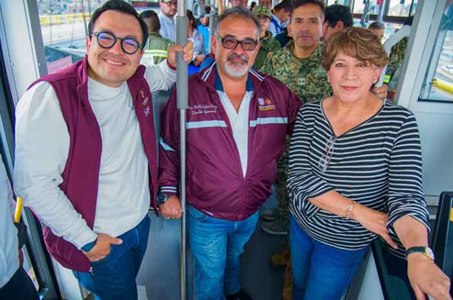 #Video: Delfina Gómez supervisa arranque del Trolebús Chalco; beneficiará a 3 millones y reducirá traslados a CDMX