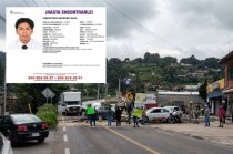 Familiares de Christofer Widrobo Nava bloquearon la carretera Tenango-Tenancingo para exigir avances en la búsqueda del joven.