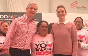Alfredo del Mazo pone en marcha Familias fuertes: salario rosa