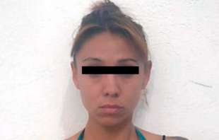 Ángeles Sandra “N”, alias “La Flaca”, de 26 años de edad, fue detenida por agentes de la Fiscalía mexiquense