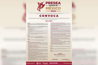 Convocatoria Presea Edoméx 2025.