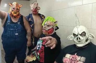Pig Destroyer, Pig Destructor, Pig Decapitador y Pig Desenterrador se enfrentarán a los Psycho Circus.