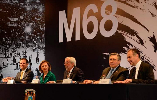 UNAM presenta programa conmemorativo por los 50 años del Movimiento Estudiantil del 68