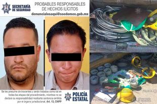 Detienen a extorsionadores en Zinacantepec