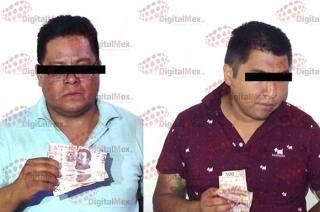 Sujetos intentaban comprar muebles con billetes falsos en Coacalco