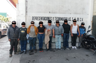 Los detenidos fueron trasladados bajo un dispositivo de seguridad a la Fiscalía Especializada en Despojos, donde se definirá su situación jurídica.