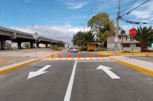 Esta obra abarca más de 2,800 metros cuadrados de pavimento.