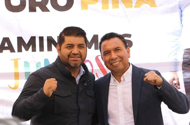 Arturo Piña aprovechó la oportunidad para decir que aún no se ha definido la candidatura al interior del PRD.
