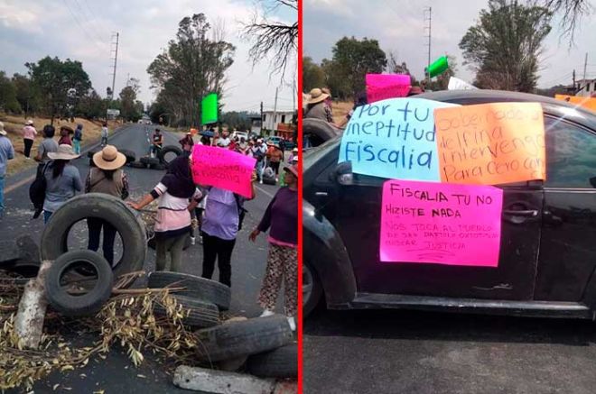 Pobladores de San Bartolo Oxtotitlán del municipio de Jiquipilco