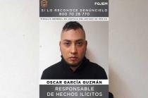 El feminicida de Toluca, Óscar García Guzmán.