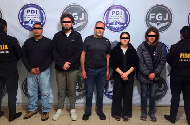 Los cinco investigados fueron vinculados a proceso por extorsión y permanecerán en prisión preventiva mientras continúan las investigaciones.