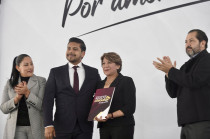 El legislador José Francisco Vázquez, presidente de la Junta de Coordinación Política, acompañó a Adolfo Cerqueda, alcalde de Nezahualcóyotl, en su acto de rendición de cuentas.