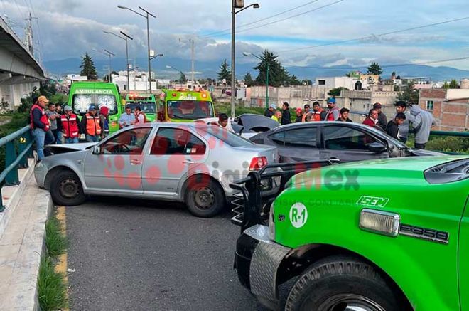 El accidente tuvo lugar en la Colonia Buenavista pasando Bulevar Miguel Alemán