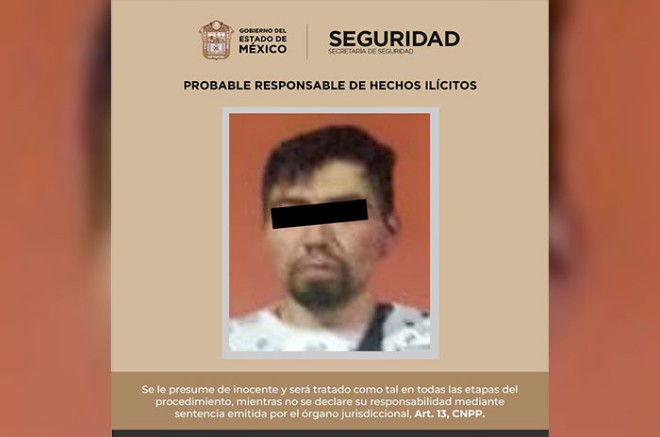 José Manuel “N”, de 38 años, quien portaba un arma tipo escuadra y una escopeta calibre 20 mm