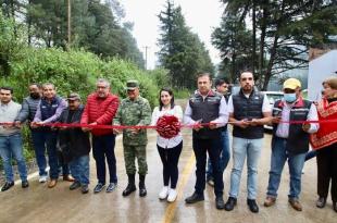 El acceso tiene una longitud de 5 kilómetros.