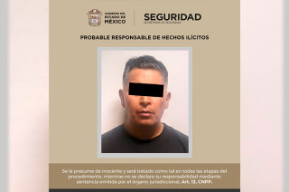 El detenido fue identificado como Edgar “N”, de 46 años.