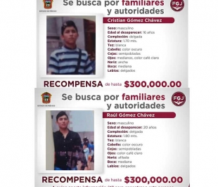 Ofrecen recompensa para encontrar a hermanos secuestrados en Feria de San Isidro de Metepec