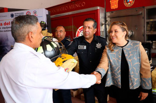 Con estas acciones, el gobierno municipal reafirma su compromiso con la seguridad del Cuerpo de Bomberos