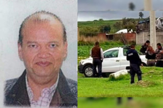 La policía resguarda la escena donde fue hallado sin vida el juez Maya Arias