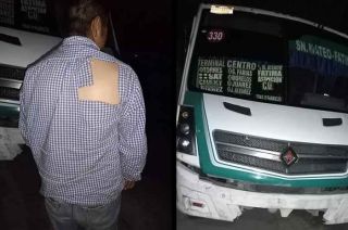 El hombre señaló que cuadras antes, los asaltantes le hicieron la parada.