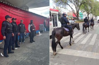 Este operativo se centró en la vigilancia y patrullaje de áreas clave como la Terminal de Autobuses y el mercado Juárez.