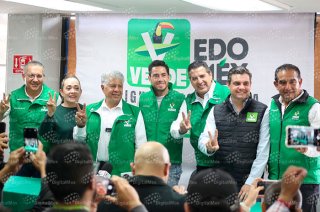 José Couttolenc Buentello anunció la incorporación del exalcalde de Ixtlahuaca, Juan Luis Solalinde Trejo, a las filas del Partido Verde.
