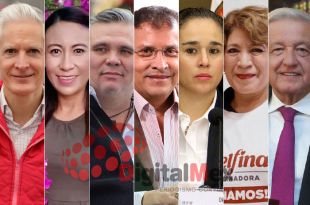 Alfredo Del Mazo, Leticia Mejía, Lino Ávila, Mario Alberto Cervantes, Amalia Pulido, Delfina Gómez, AMLO