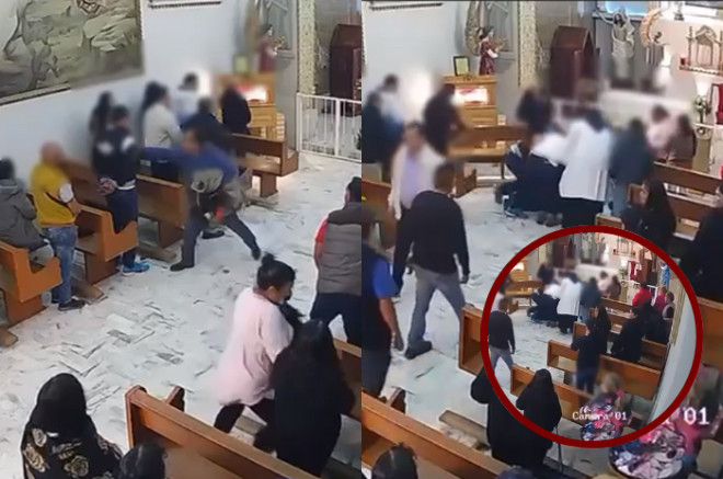 Marco Antonio “N”, presunto agresor detenido por intento de homicidio en templo de La Paz