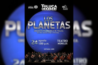 La Orquesta Filarmónica de Toluca presentará Los Planetas este domingo