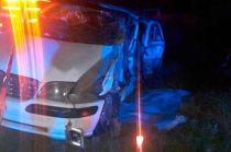 El accidente automovilístico tuvo lugar en el paraje conocido como &quot;Loma de San Joaquín&quot;.