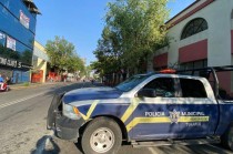 El accidente se registró en la esquina de la avenida Morelos y Andrés Quintana Roo, frente al Conservatorio de Música.