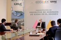 Encabezó la presentación de proyectos de inversión, que la empresa de servicios de compra-venta de autos KAVAK