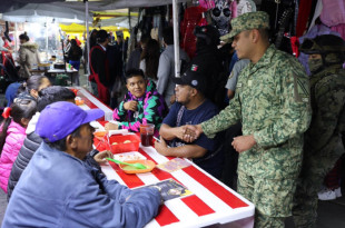 Elementos de seguridad de los tres niveles de gobierno realizaron patrullajes y operativos preventivos en calles, colonias y zonas comerciales de Ecatepec