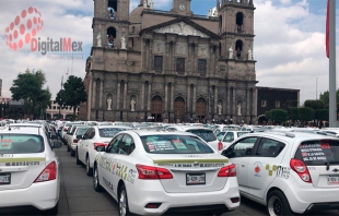 #Taxistas protestan; zonas que debes evitar