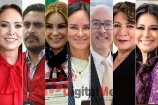 Cristina Ruiz, Carlos Rodríguez, Karla Cortés, Isabel Sánchez, Carlos Eduardo Barrera, Delfina Gómez, Laura González