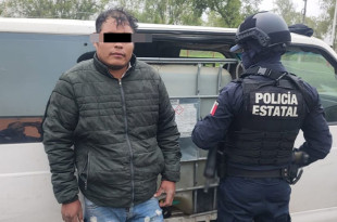Los oficiales detuvieron a Jeremías “N” de 30 años, quien fue trasladado a la Agencia del Ministerio Público correspondiente.