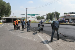 Trabajos de repavimentación avanzan sobre la avenida Insurgentes