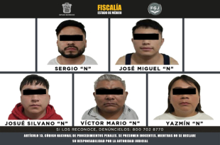 Los cinco detenidos presuntamente involucrados en el homicidio dentro del centro de rehabilitación Grupo Centradic