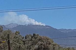 El incendio se registró en lo alto del Cerro de Atlixhuayan