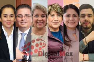 Amalia Pulido, Fernando Díaz, Luz Ma. Hernández, Delfina Gómez, Jessica Rosalío, Herminio Santín