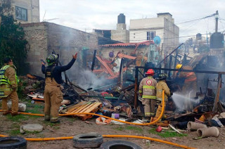 El accidente ocurrió en un inmueble de la calle Mariano Escobedo, en el Barrio Santa Isabel.