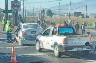 #Video: ¡Precaución! Caos por accidente en caseta de la Toluca-Atlacomulco