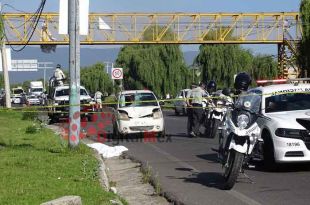 La circulación quedó afectada en dirección a la ciudad de Toluca.