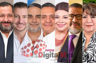 Francisco Vázquez, Elías Rescala, Pablo Fernández, Ricardo Moreno,  Clara Brugada, Horacio Duarte, Delfina Gómez