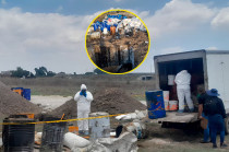 Debido a estos hechos, el pasado 6 de junio, inspectores federales de Profepa y personal de la Conanp, acudieron al lugar, donde encontraron los residuos.