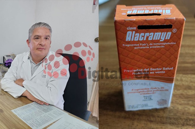 La Jurisdicción Sanitaria Región IX en Tejupilco cuenta con más de 11 mil dosis de suero anti-alacrán 