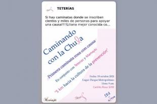 La caminata será este 19 de octubre en el marco del día de la lucha contra el cáncer de mama.