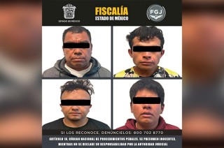 Arturo “N”, Aarón Marcelino “N”, Eduardo Geovani “N” y José Uriel “N”