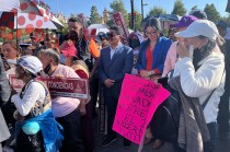 Manifestantes de tutitlán piden renombramiento de calles 