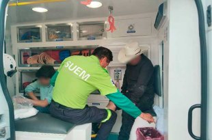 Tres hombres y una mujer sufrieron quemaduras de primer y segundo grado en Ejido Las Ánimas.